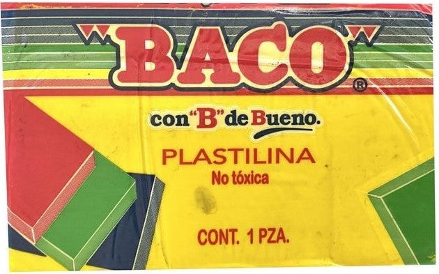 Plastilina Marqueta 51 180g Amarillo Baco® PL003 Pieza 7501174965209 01 Imagen principal del producto