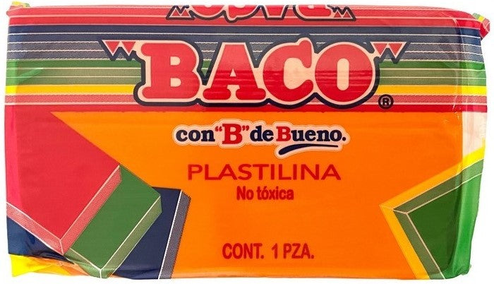 Plastilina Marqueta 52 180g Naranja Baco® PL004 Pieza 7501174965216 01