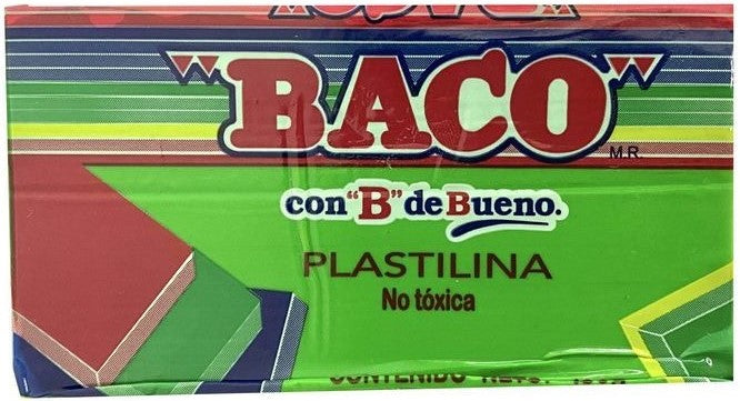 Plastilina Marqueta 55 180g Verde Claro Baco® PL007 Pieza 7501174965247 01
