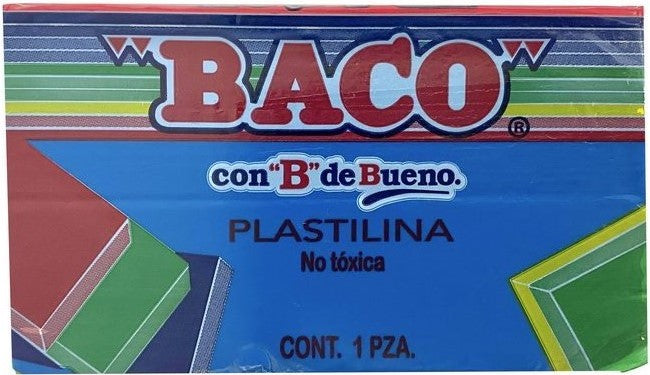 Plastilina Marqueta 56 180g Azul Oscuro Baco® PL008 Pieza 7501174965254 01