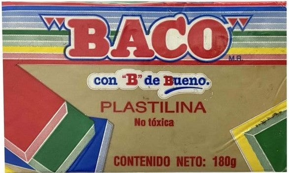 Plastilina Marqueta 59 180g Gris Baco® PL011 Pieza 7501174965285 01