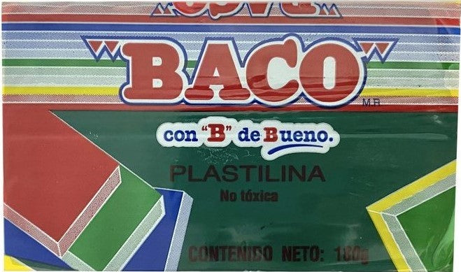 Plastilina Marqueta 62 180g Verde Oscuro Baco® PL014 Pieza 7501174965315 01