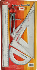 Juego de Geometría ND-5090 Compás 106 Cartón Transparente Jumbo Baco® PTEQA0026 [Pieza] 7501174958102 2