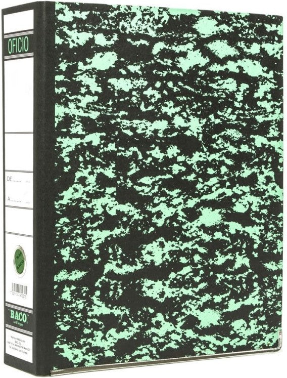 Registrador 2 argollas 2" Verde Oficio Baco® CP022 [Pieza] 7501174910315