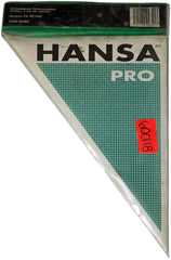 Escuadras Profesional M-2645/60 sin Graduación 26cm con Bisel Acrílico Hansa® HN026 Estuche 75011749