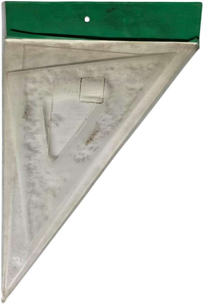 Escuadras Profesional M-2645/60 sin Graduación 26cm con Bisel Acrílico Hansa® HN026 Estuche 75011749