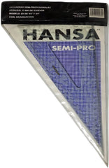 Escuadras SemiProfesional Sp-2545/60 sin Bisel 25cm Graduada Acrílico Hansa® HN009 Estuche 750117499