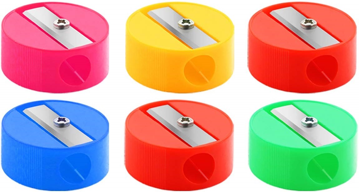 Sacapuntas de Plástico Redondo Colores Reymi® 501 [Pieza]