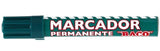 Marcador Permanente Barril Aluminio Verde Baco® MR004 Pieza 7501174985047 01