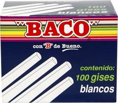 Gis Moldeado G-100 Blanco c/100 Baco® GS003 Caja 7501174972146 02