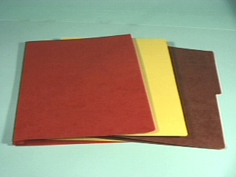 Carpeta Pressboard Broche 8cm Sin Ceja ( Caoba Oficio Baco® CP039 Pieza 7501174900170 01