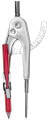 Compás Escolar Metalico Brazo Corto C-102 Niquelado Baco® CM001 [Pieza] 7501174970005