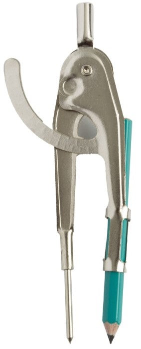 Compás Escolar Metalico Brazo Corto C-102 Niquelado Baco® CM001 [Pieza] 7501174970005 2