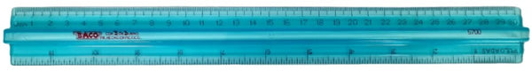 Regla Plástico p/Oficina R5700 30cm Transparente Baco® RG003 Pieza 7501174950243 01