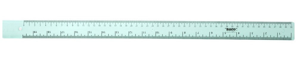 Regla Acrílico sin Bisel 50cm Transparente 2050 Baco® RL002 Pieza 7501174990041 01