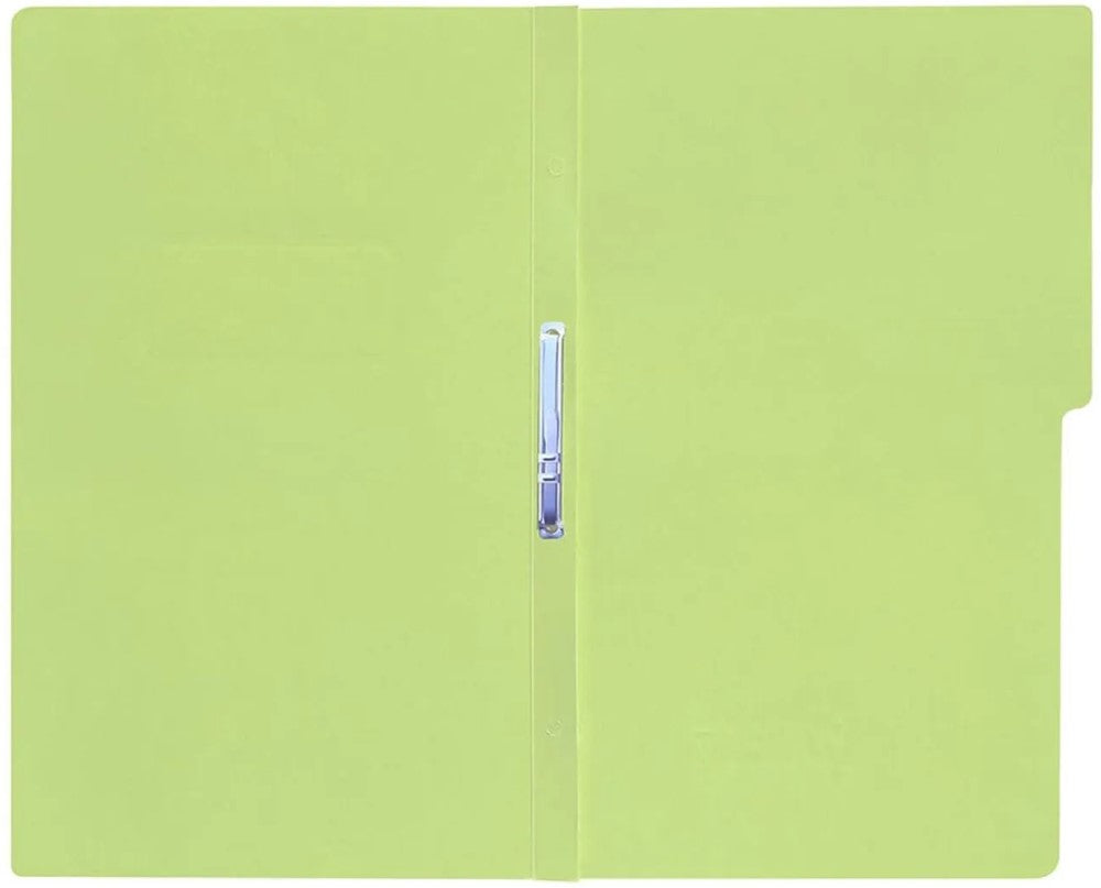 Carpeta Pressboard Broche 8cm ½ Ceja ) Verde Claro Oficio Baco® CP077 Pieza 7501174900729 01