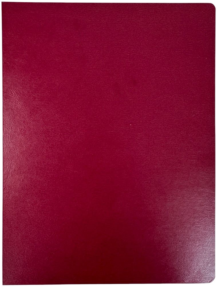 Pasta p/Engargolar Pressboard Hoja Rojo 22×28.5cm Baco® [Pieza] 2