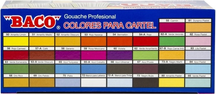 Pintura Cartel Baco Amarillo Limón 20ml #50 20ml Baco® PN001 Pieza 7501174997026 02