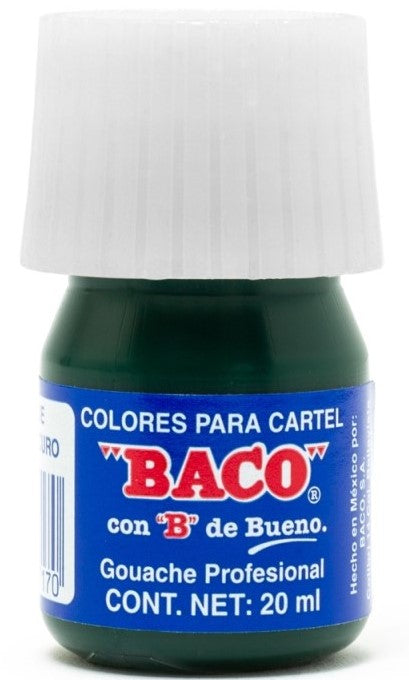 Pintura Cartel Baco Verde Oscuro 20ml #63-A 20ml Baco® PN016 Pieza 7501174997170 01
