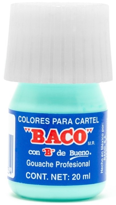 Pintura Cartel Baco Verde pastel 20ml #85 20ml Baco® PN034 Pieza 7501174997354 01