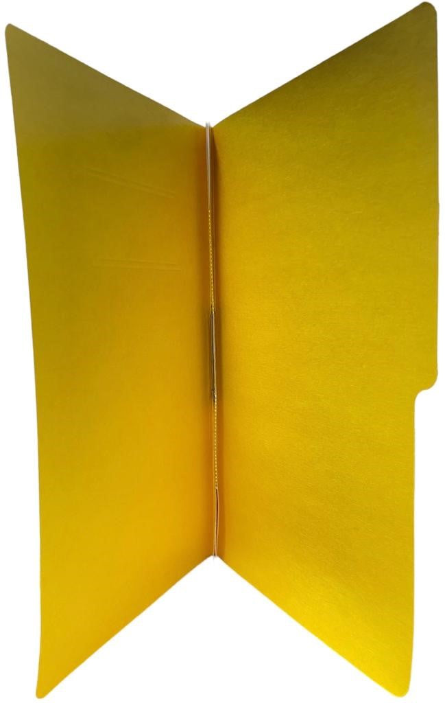 Carpeta Pressboard Broche 8cm ½ Ceja ) Amarillo Oficio Baco® CP073 Pieza 7501174900699 01