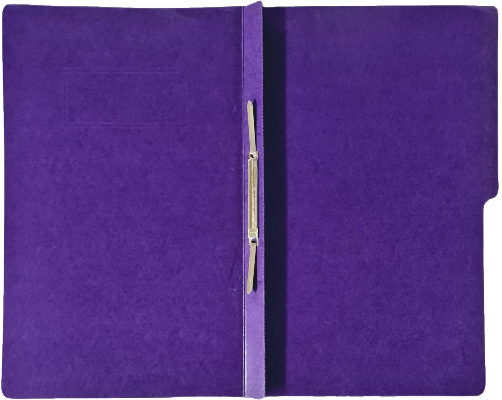 Carpeta Pressboard Broche 8cm ½ Ceja ) Morado Oficio Baco® CP082 Pieza 7501174900781 01