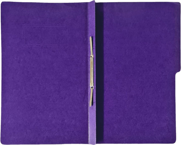 Carpeta Pressboard Broche 8cm ½ Ceja ) Morado Oficio Baco® CP082 Pieza 7501174900781 01