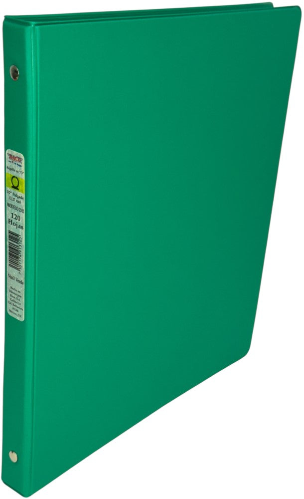Carpeta 3 Argollas "O" 2100 1" Negro Carta Baco® CV010 Pieza 7501174913040 01