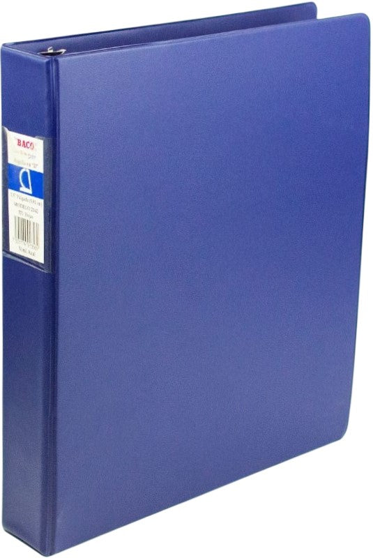 Carpeta 3 Argollas "D" 2142 sin ventanas 1½" Azul Carta Baco® Pieza 7501174913569 01