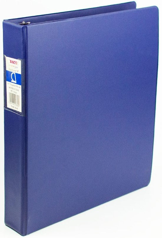 Carpeta 3 Argollas "D" 2142 1½" Azul Carta Baco® Pieza 7501174913569 01