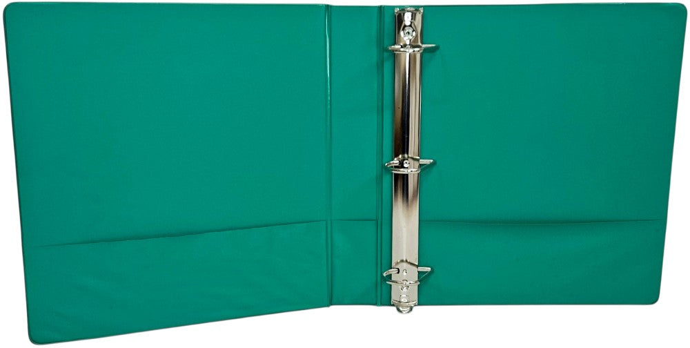 Carpeta 3 Argollas "D" 2143 con 3 ventanas 1½" Verde Carta Baco® CV077 Pieza 7501174913736 02
