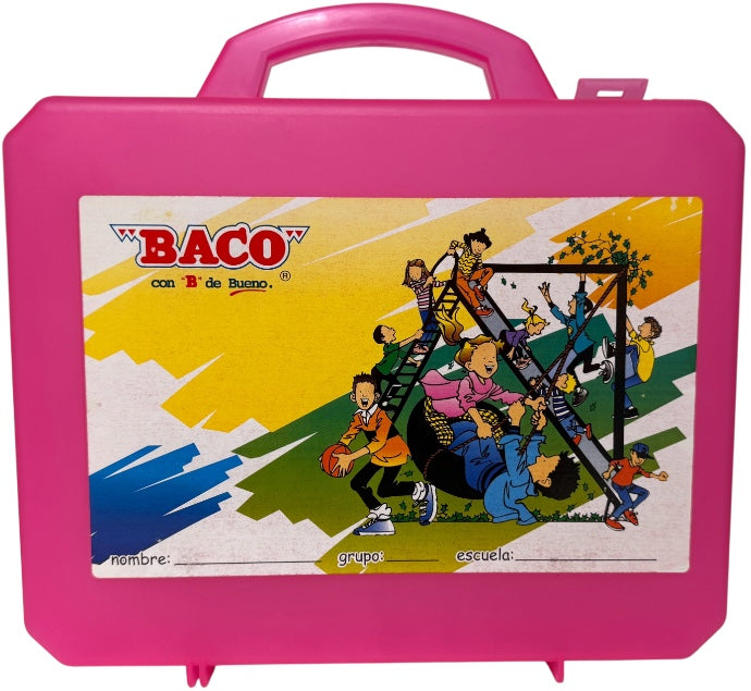 Mochila Escolar Plástica Colores 34×27×6cm Baco® [Pieza] 5