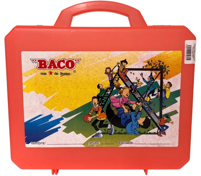 Mochila Escolar Plástica Colores 34×27×6cm Baco® [Pieza] 9