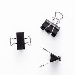 Broche Sujeta Papel #0 c/12 Negro 19mm ¾" Baco® BR005 Caja 7501174910261 02