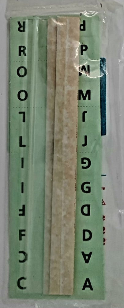 Indice Transparente Auto-Adheribles 15cm Fondo Verde Sobre c/2 Baco® Pieza 02