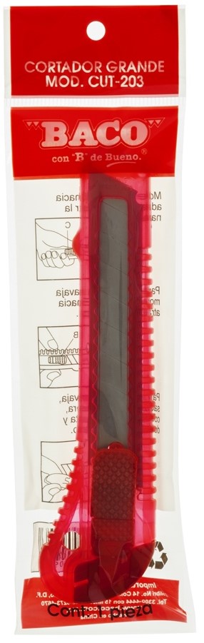 Cuchilla Retráctil Grande18mm Baco® CT002 Pieza 7501174900903 02