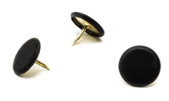 Chinchetas Cabeza Plástica Importada Negro c/50 Baco® CH018 [Caja] 7501174911879 2