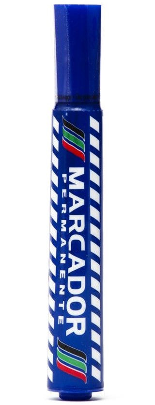 Marcador Permanente Barril Plástico Azul Baco® MR012 Pieza 7501174999310 01