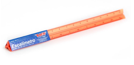 Escalímetro Plástico Triangular REM-30 30cm Baco® RG021 [Pieza] 7501174990805