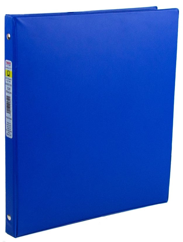 Carpeta 3 Argollas "O" 2100 ½" Azul Carta Baco® CV001 Pieza 7501174914832 01