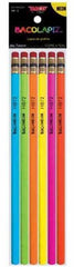Lápiz Grafito Hexagonal BacôNeón Bolsa Bopp #2 Colores Neón Est.c/6 Baco® LP042 [Estuche] 7501174952605