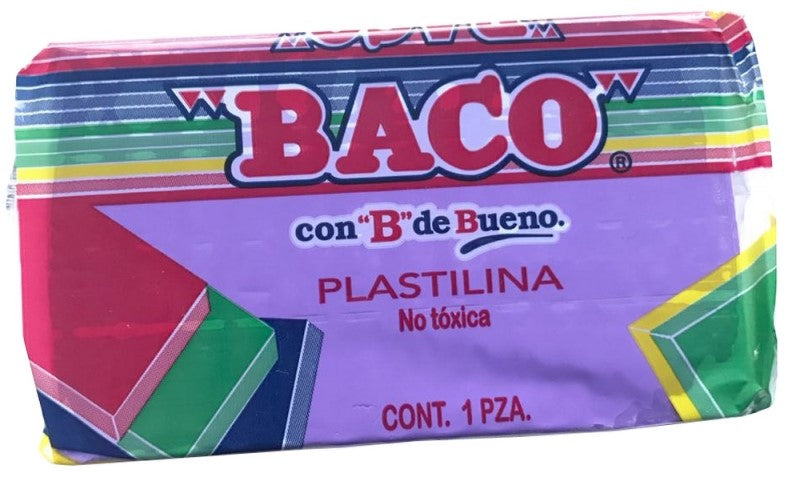 Plastilina Marqueta 71 180g Lila Baco® PL046 Pieza 7501174964622 01