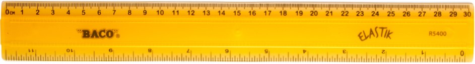 Regla Flexible Elastik R-5400 30cm Naranja Baco® RG018 [Pieza] 7501174949995 2