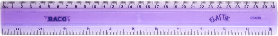 Regla Flexible Elastik R-5400 30cm Naranja Baco® RG018 [Pieza] 7501174949995 3