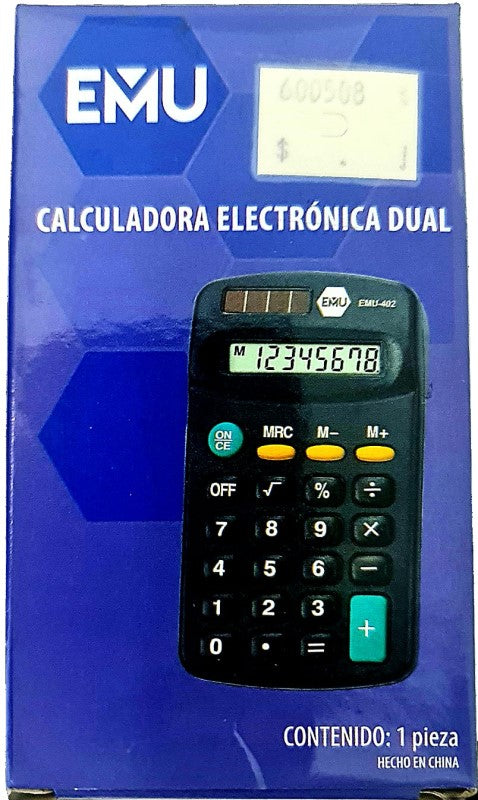 Calculadora Básica Bater. SF-402 8 Dígitos Baco® EP121 [Pieza] 7501302201520 2