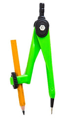 Compás Escolar Plástico Brazo Corto C-105 Colores Baco® CM005 [Pieza] 7501174970418