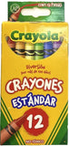 Crayón Estándar Colores Est.c/12 Crayola® 523012 Estuche 7501058201034 01