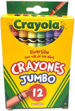 Crayón Jumbo Colores Est.c/12 Crayola® 520312 Estuche 7501058201423