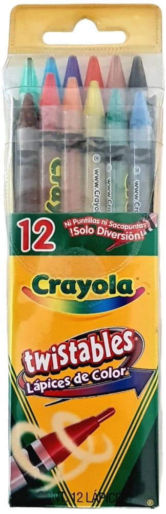 Color SinMadera Twistable Redondo Colores Est.c/12 Crayola® 687408 Estuche 7501058274083 03