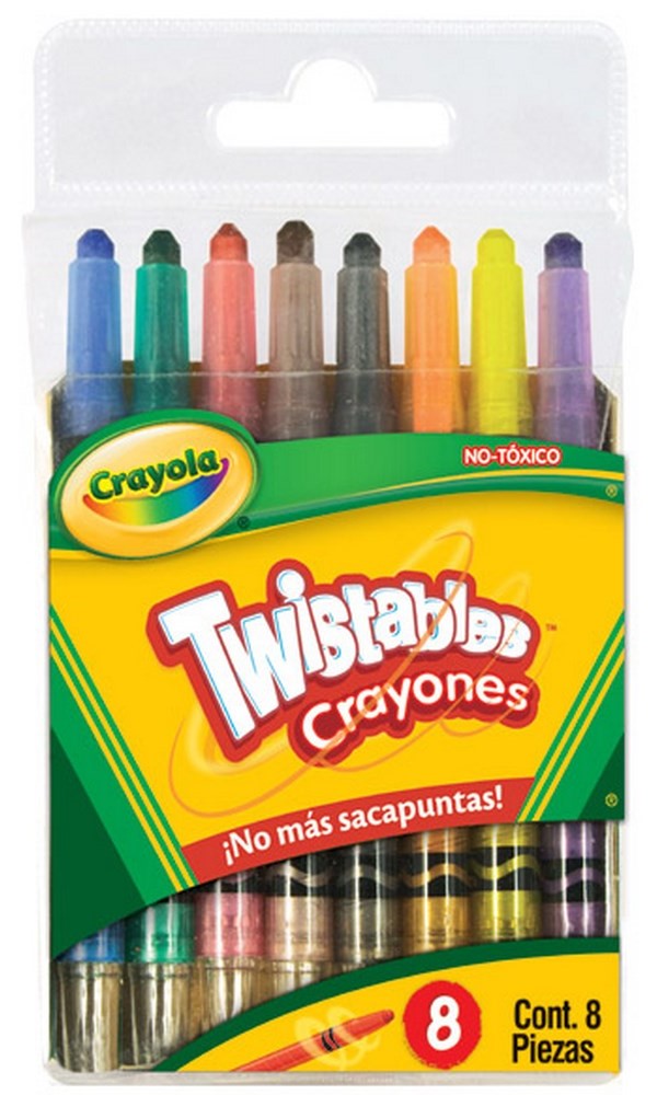 Crayón Girable Mini Twistables® Colores Est.c/8 Crayola® 520708 Estuche 7501058207081